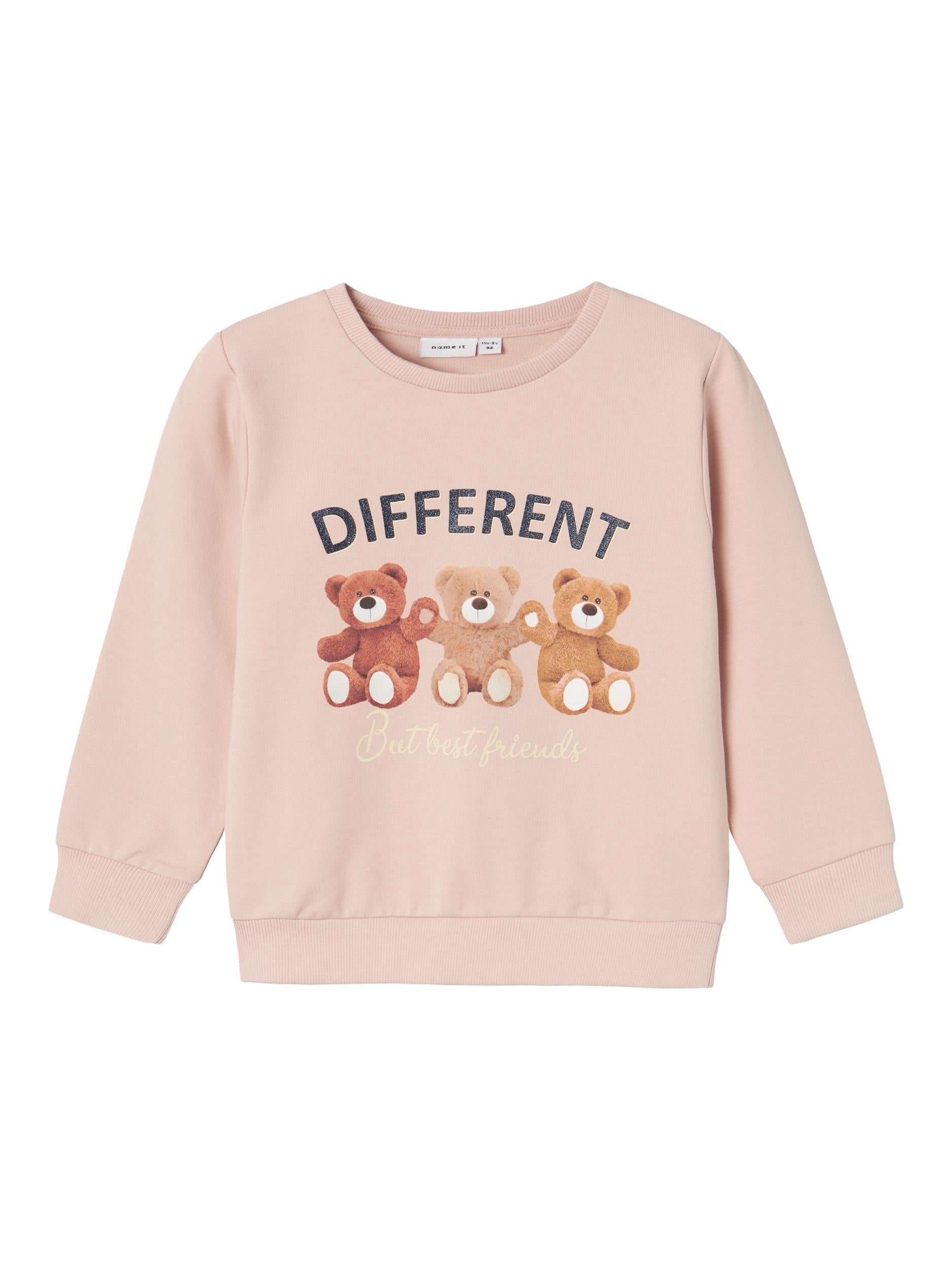 Name It felpa kids cipria con stampa orsetti 13226463 CIPRIA NAME IT 