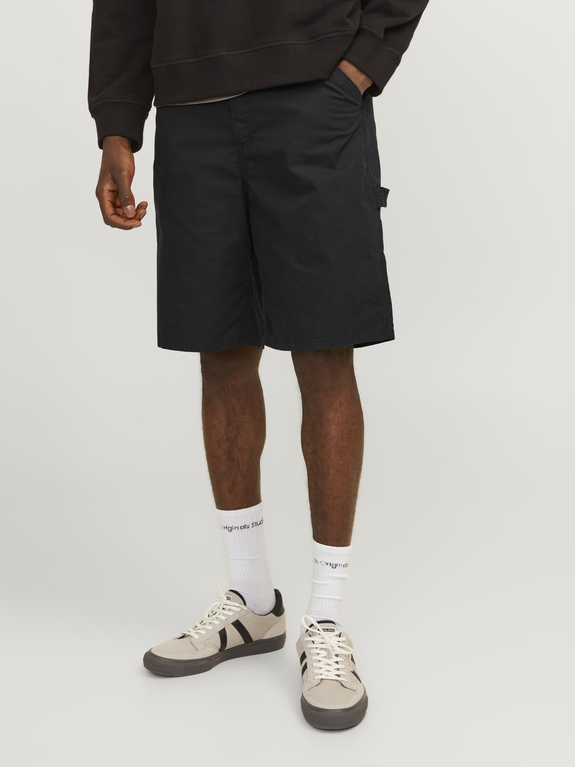 Jack & Jones bermuda nero cargo 12232118 NERO JACK & JONES 