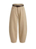 Motel pantaloni beige con cintura