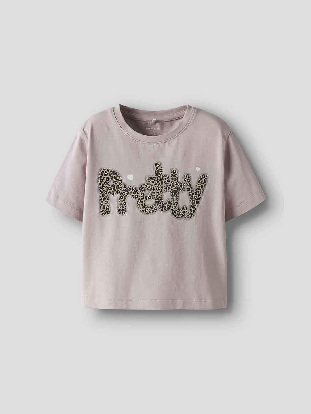 Name It t-shirt kids rosa con grafica maculata 13245691 ROSA NAME IT 