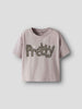 Name It t-shirt kids rosa con grafica maculata