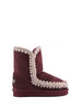Mou Eskimo stivali kids bordeaux in suede