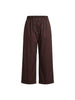 Tensione In pantalone marrone in cotone