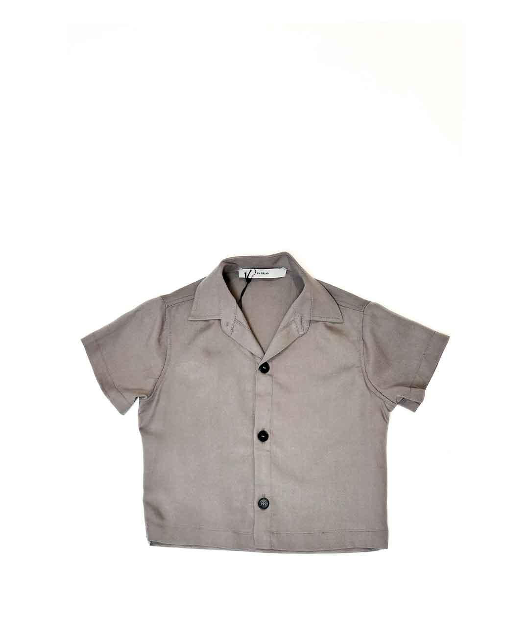 I'm Brian camicia kids grigio mezza manica CA3298J GRIGIO I'M BRIAN 