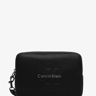 Calvin Klein pochette nero con logo LV04D1257G UB1 NERO CALVIN KLEIN 