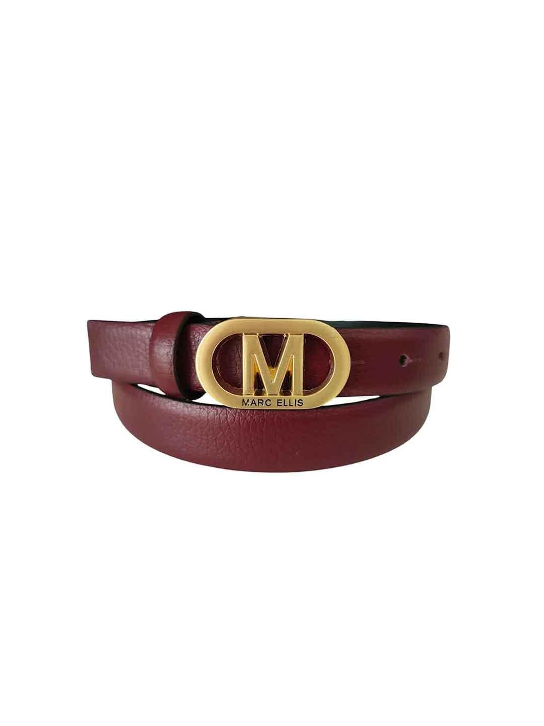 Marc Ellis 160 cintura bordeaux sottile ME BELT - 160 BORDEAUX MARC ELLIS 