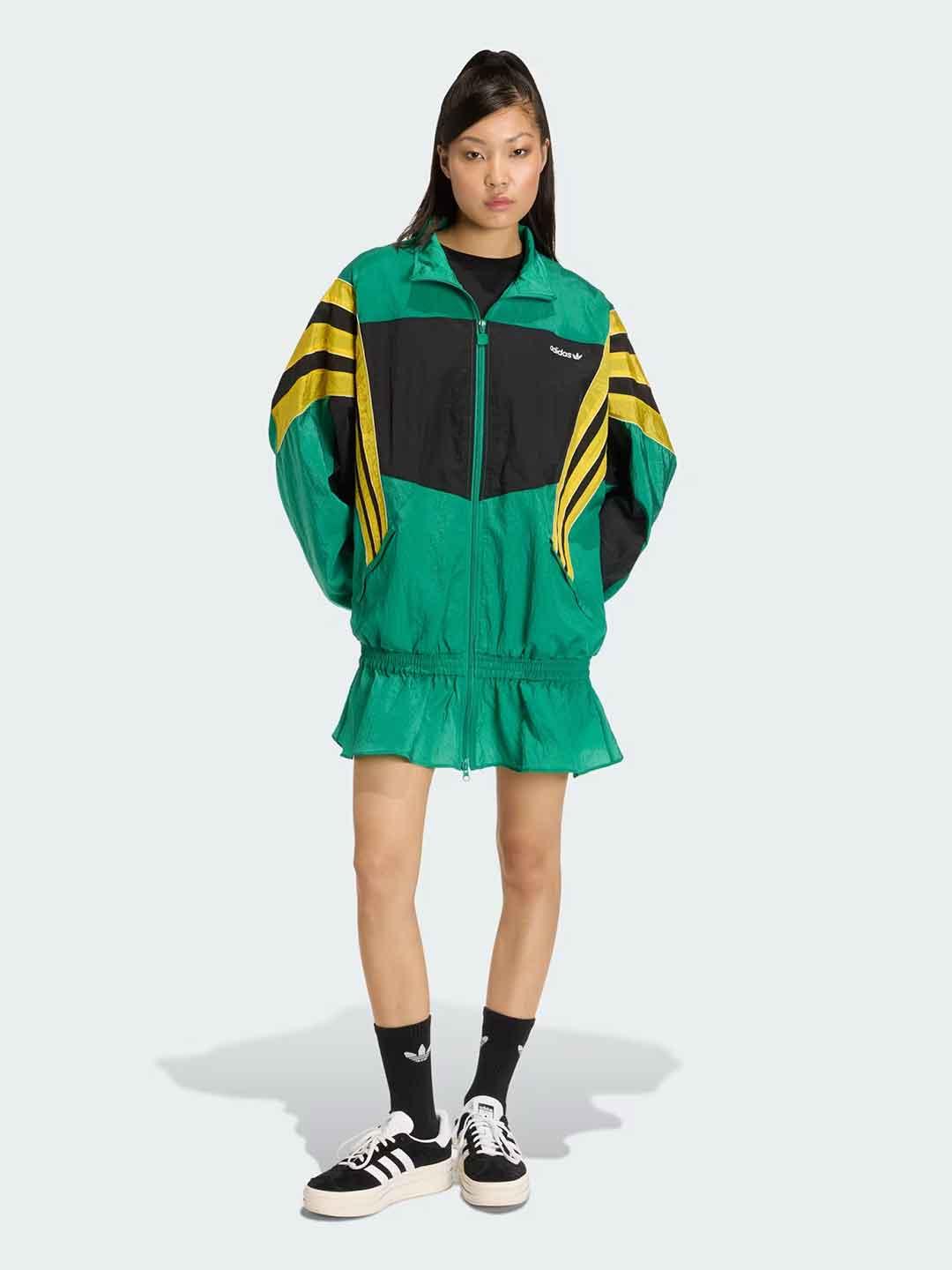 Adidas Santiago abito verde KC9133 VERDE ADIDAS 