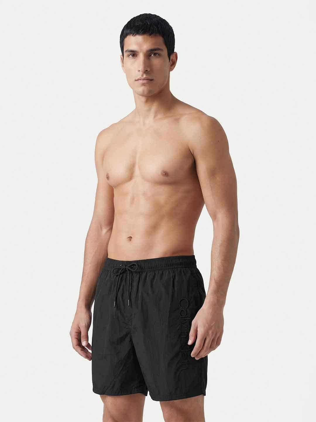 Calvin Klein costume nero con logo nero LV00N61029 UB1 NERO CALVIN KLEIN 
