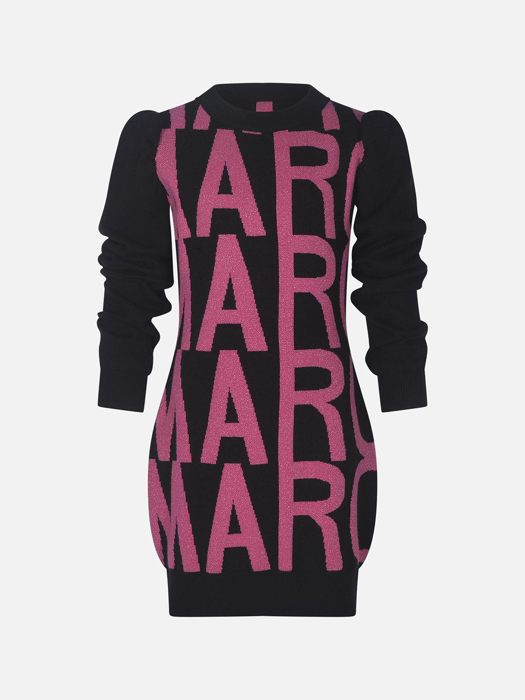 Marc Ellis abiti kids nero con stampa fucsia 00110 NERO MARC ELLIS 