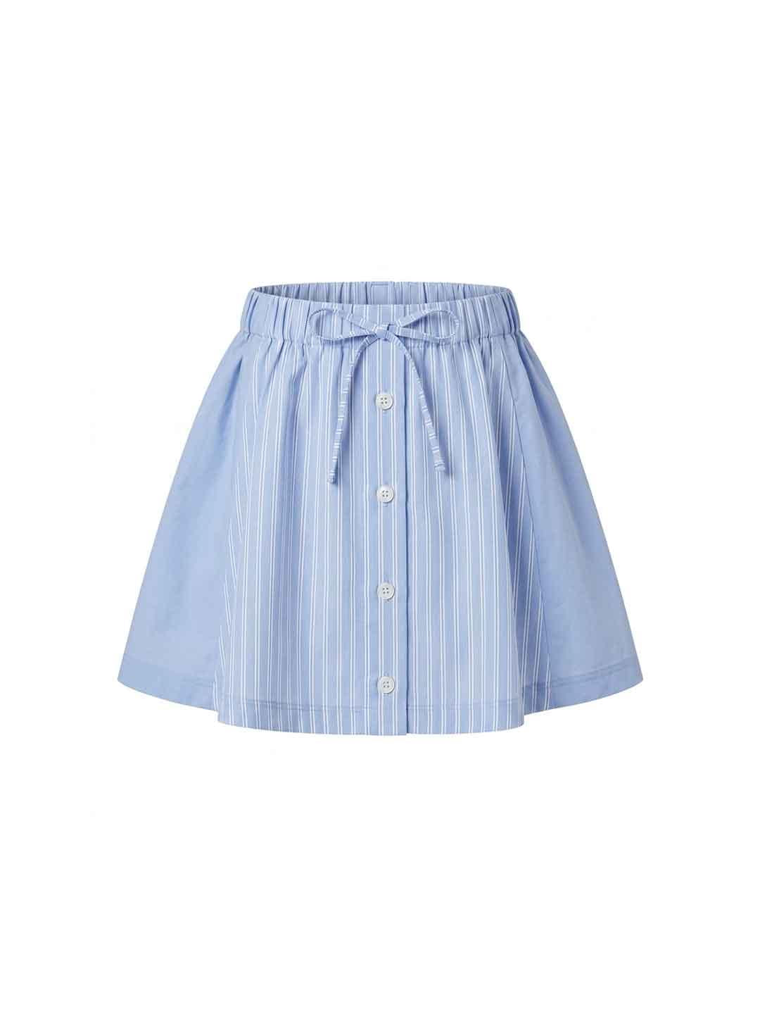 Vicolo gonna kids azzurro a righe 4-14 anni 3146G00427 AZZURRO VICOLO 