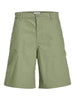 Jack & Jones green cargo bermuda shorts