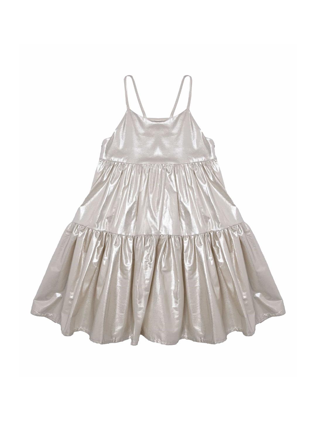 Vicolo abito kids paltino lucidO 3145V00278 PLATINO VICOLO 