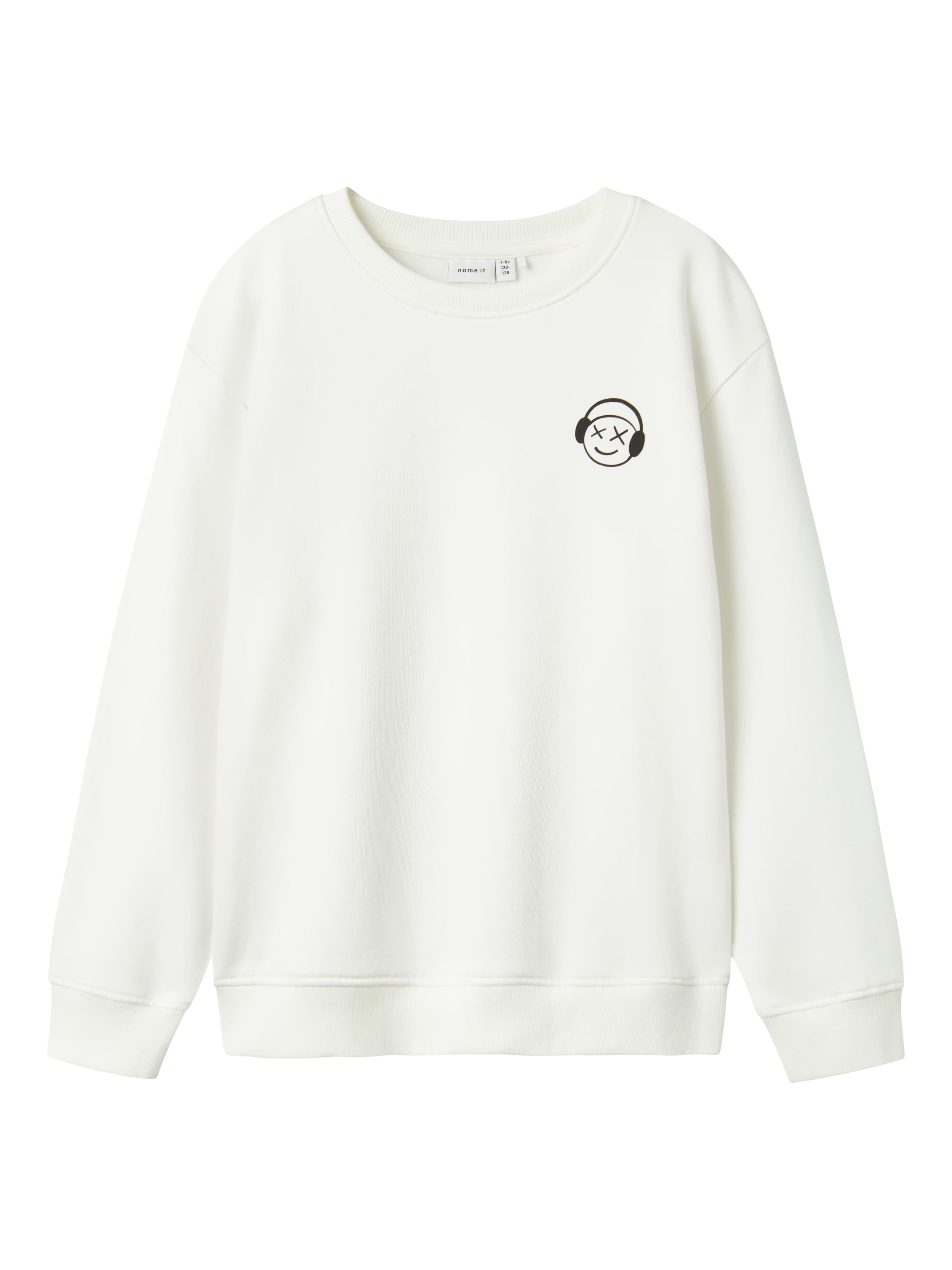 Name It felpa kids bianco girocollo 13239268 BIANCO NAME IT 