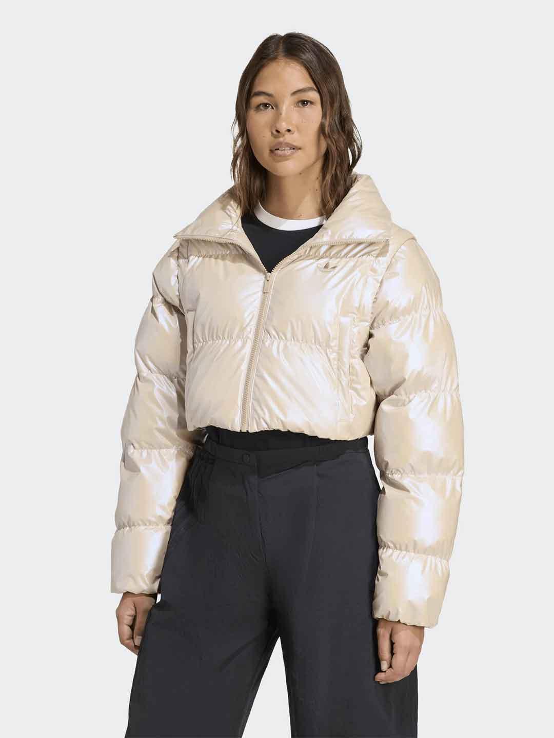 Adidas piumino panna crop JW2985 PANNA ADIDAS 