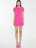 Glamorous gonna fucsia in maglia soffice