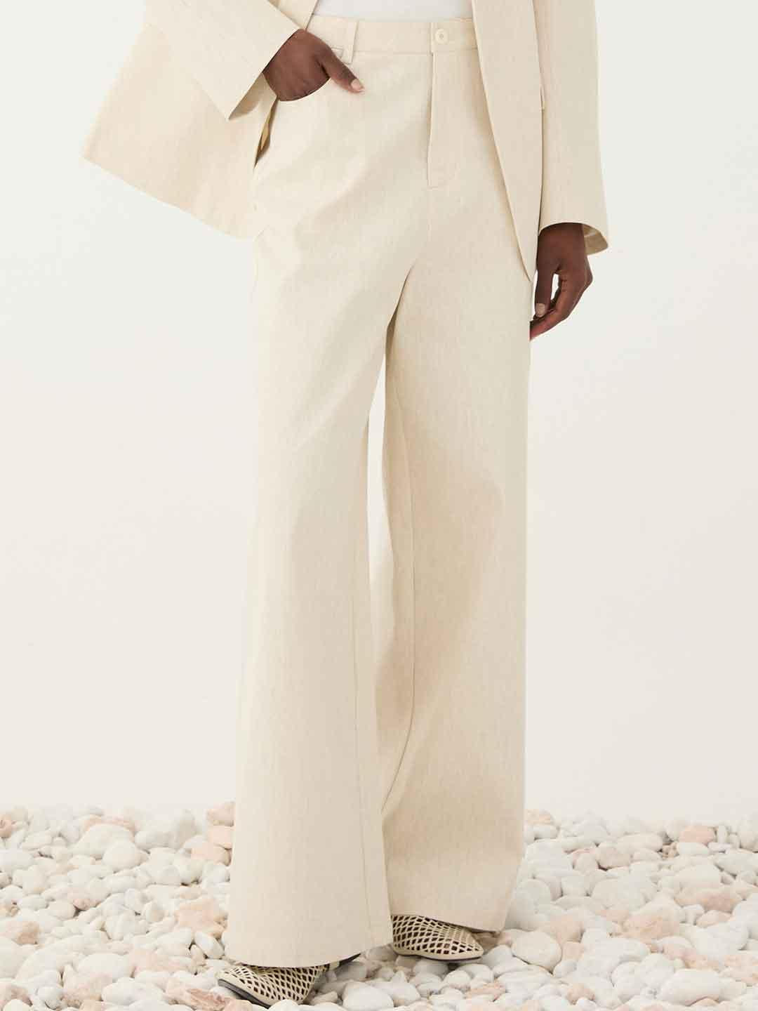 Eleh pantaloni panna SS260371 PANNA ELEH 