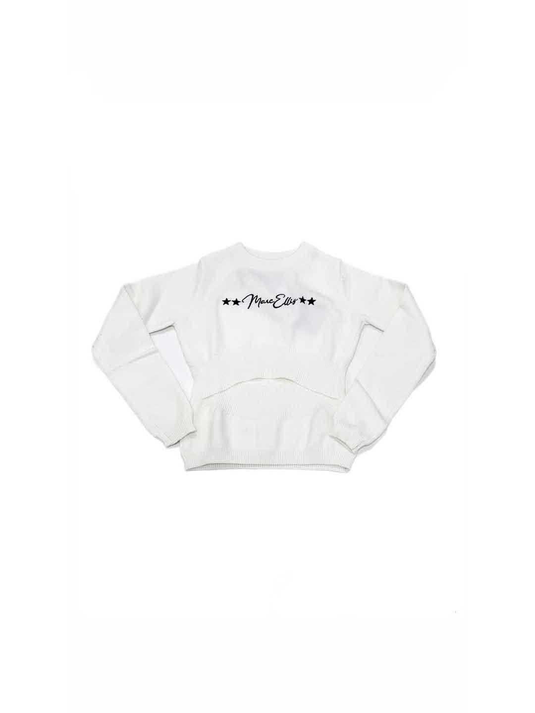 Marc Ellis maglione kids bianco cut-out JMJSW01913 BIANCO MARC ELLIS 