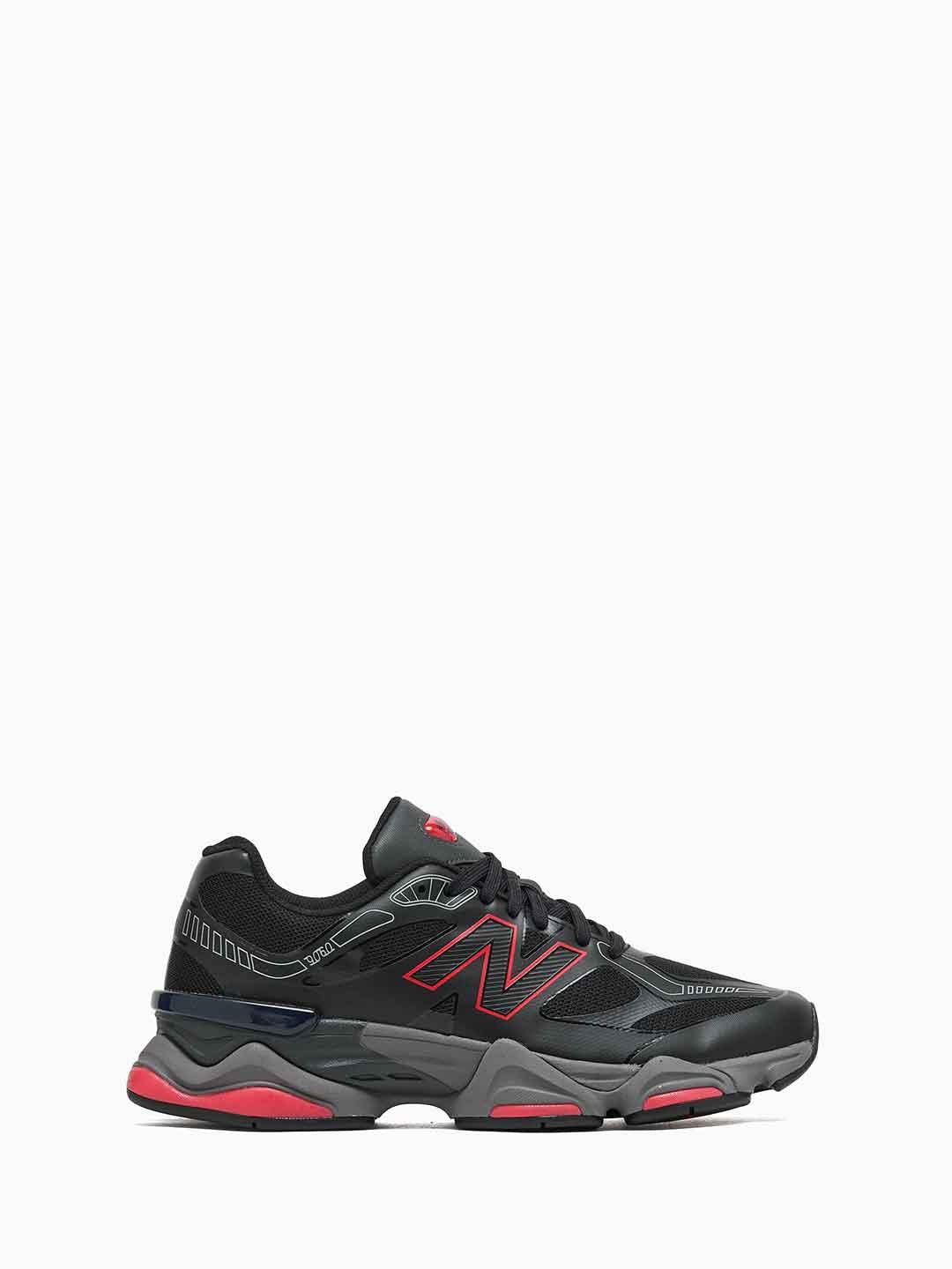 New Balance 9060 sneakers nero e rosso U90606LE NERO NEW BALANCE 