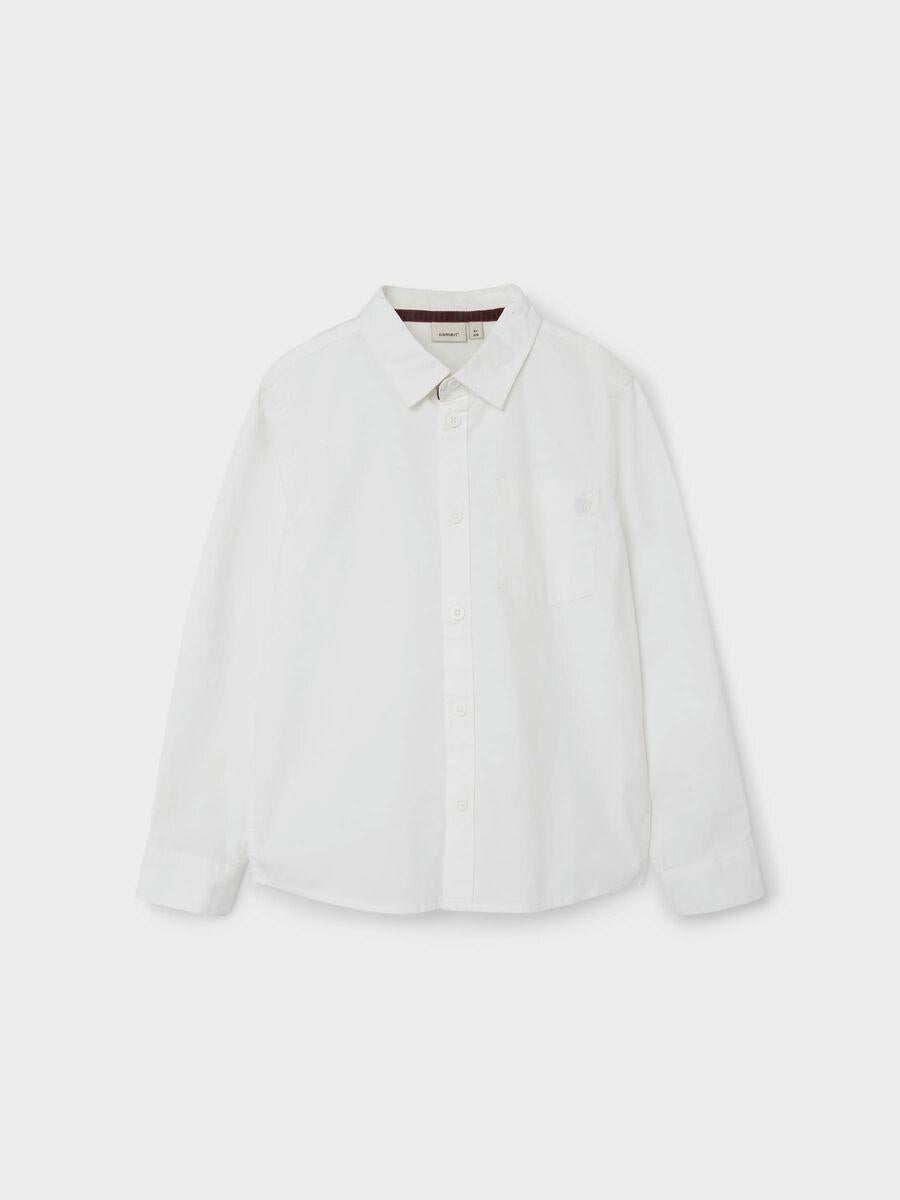 Name It kids camicia  a maniche lunghe bianca 13204850 BIANCO NAME IT 