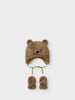 Name It kids marrone set guanti e cappello