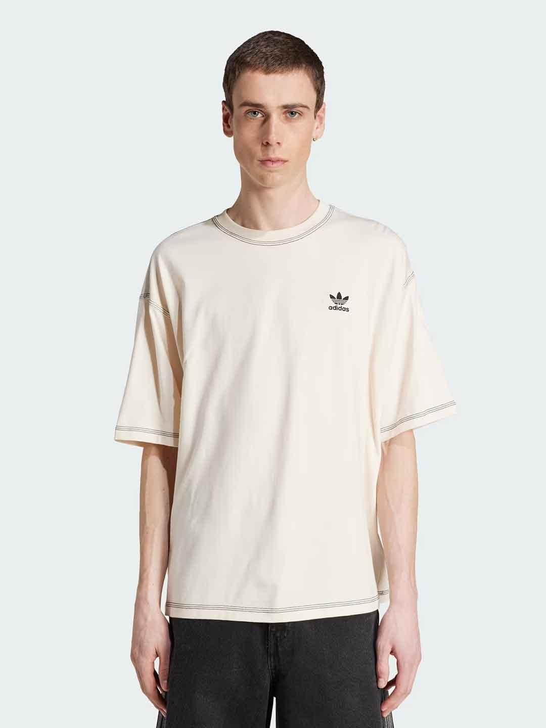 Adidas Trefoil Essentials t-shirt panna JW0970 PANNA ADIDAS 