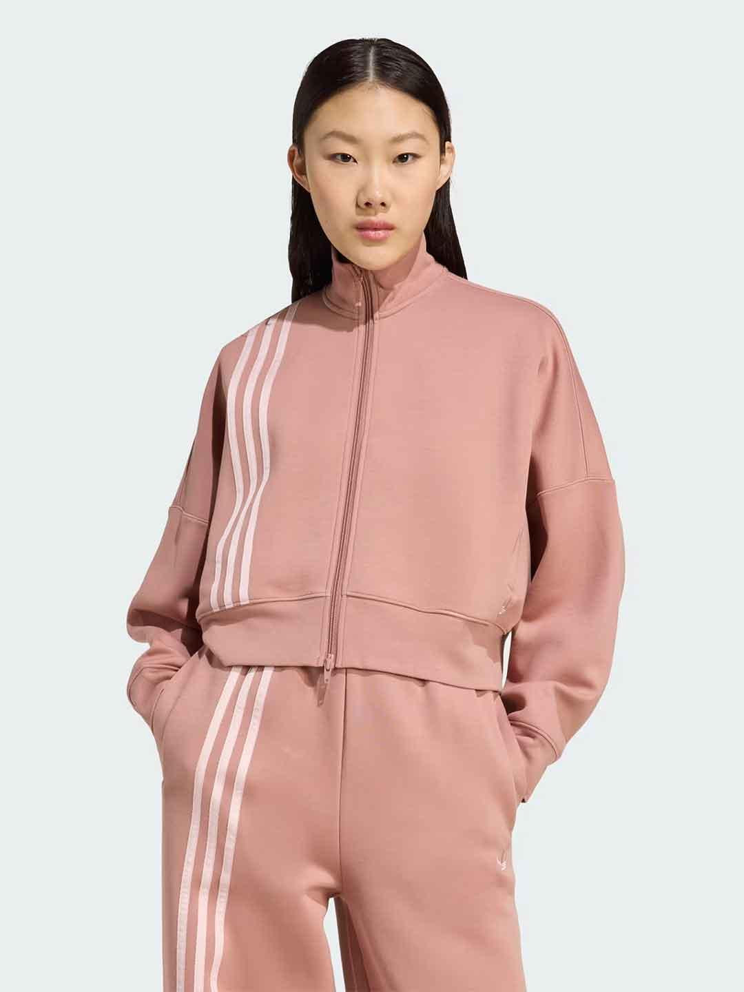 Adidas felpa rosa con zip JW3609 ROSA ADIDAS 