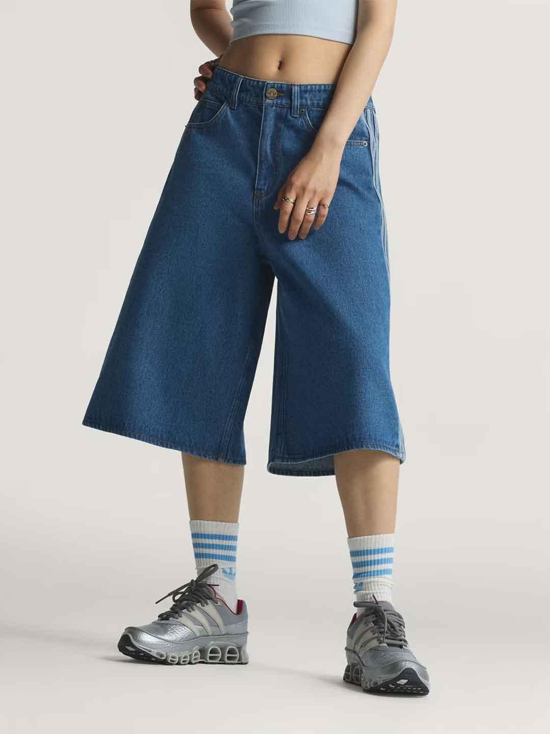 Adidas Firebird jeans bermuda over KD2915 JEANS ADIDAS 