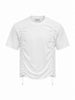 Present Day t-shirt bianco con coulisse