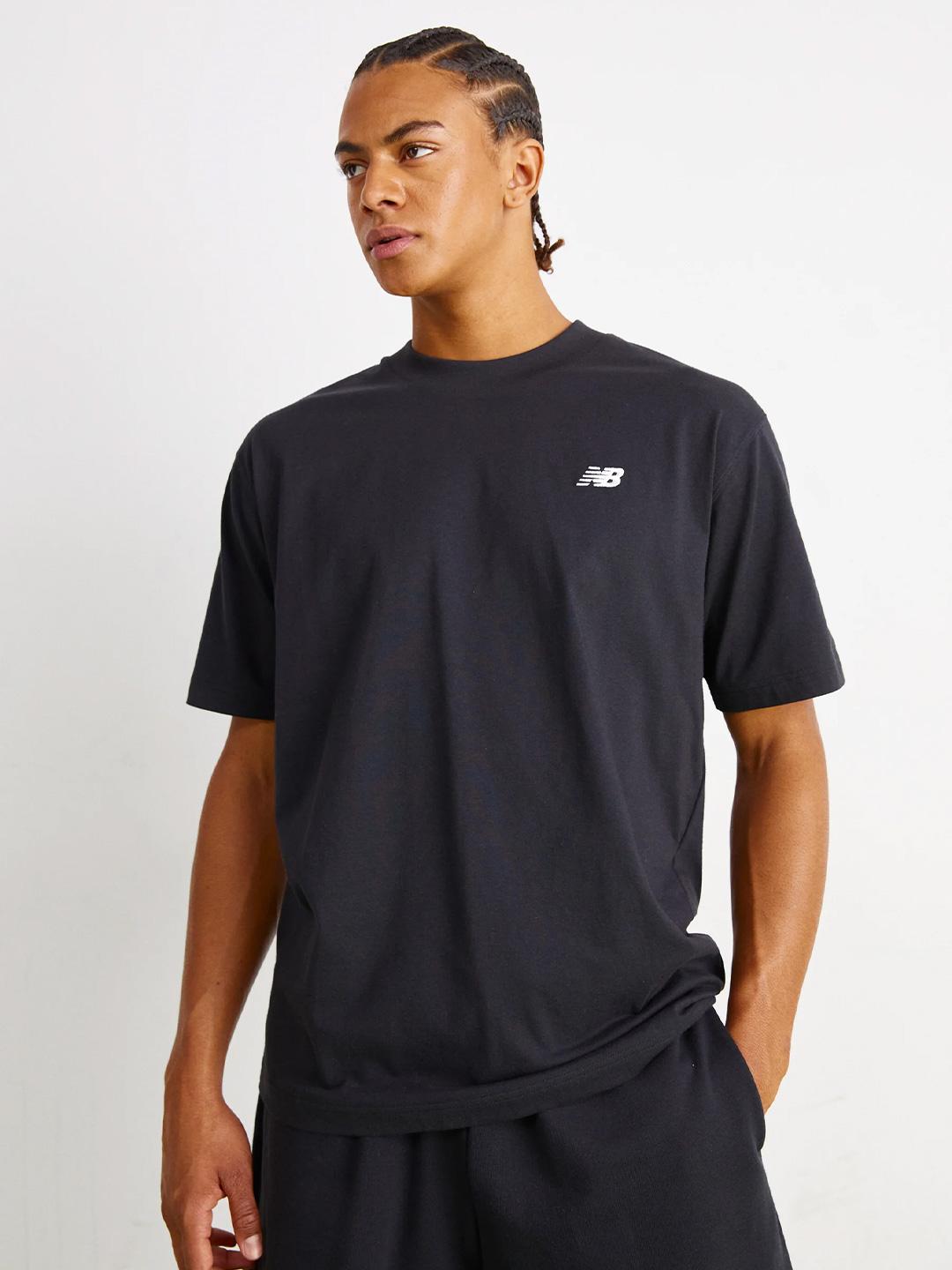 New Balance t-shirt nero con logo MT41509 NERO NEW BALANCE 