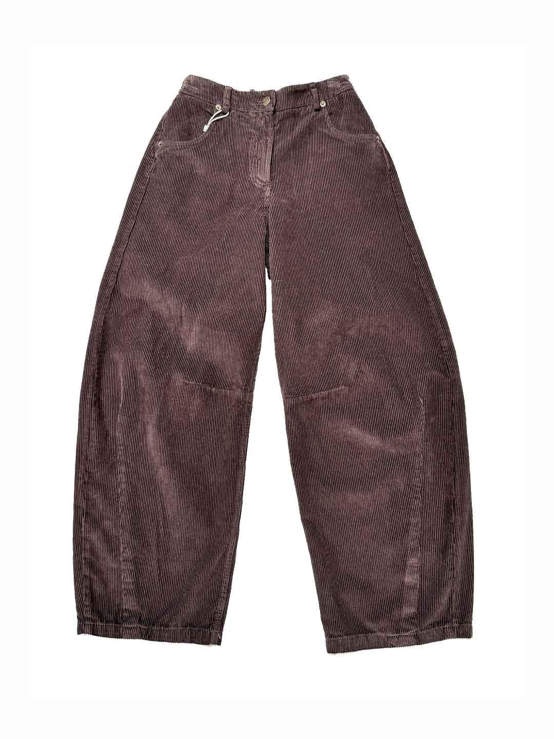 Motel pantaloni marrone in velluto W25PB42 MARRONE MOTEL 