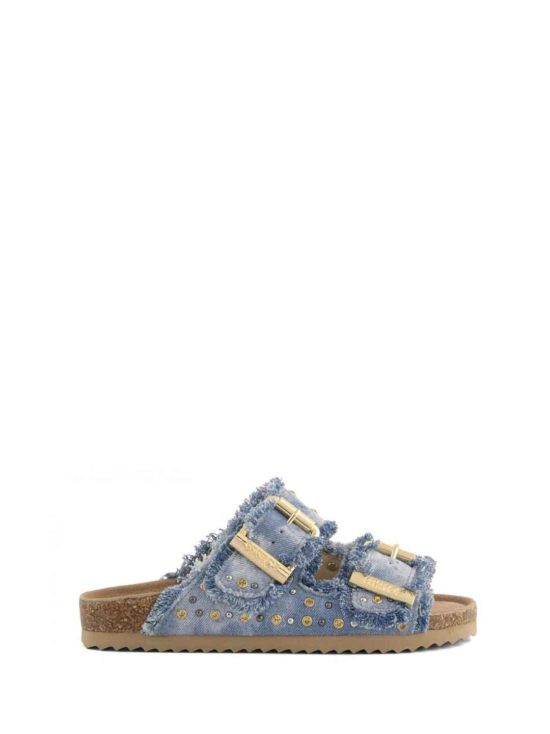 Colors Of California Slofi sandali in jeans BIO406NN JEANS COLORS OF CALIFORNIA 