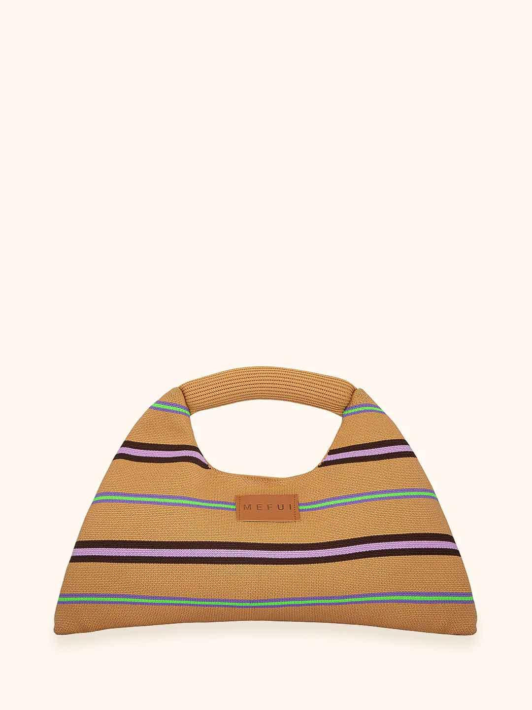 Me Fui borsa beige a righe mini bag MA26-SW0110BG BEIGE ME FUI 