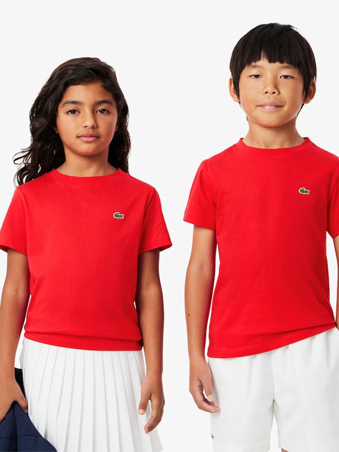 Lacoste t-shirt kids rosso TJ1122 ROSSO LACOSTE 