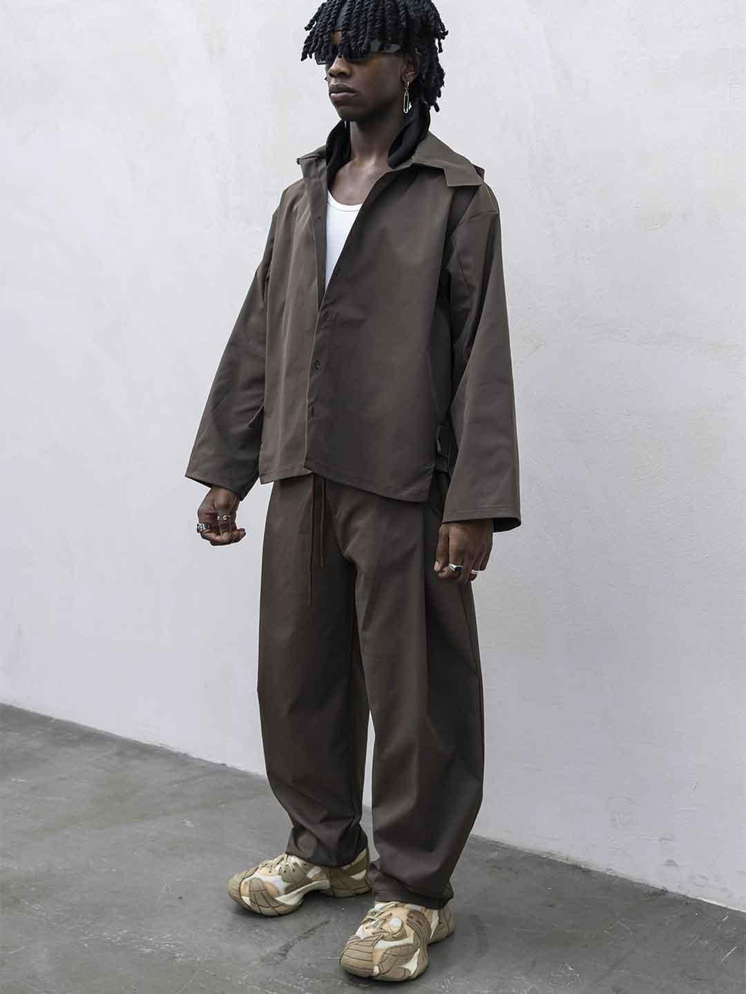 Present Day best japan coordinato marrone PRS114 MARRONE PRESENT DAY 