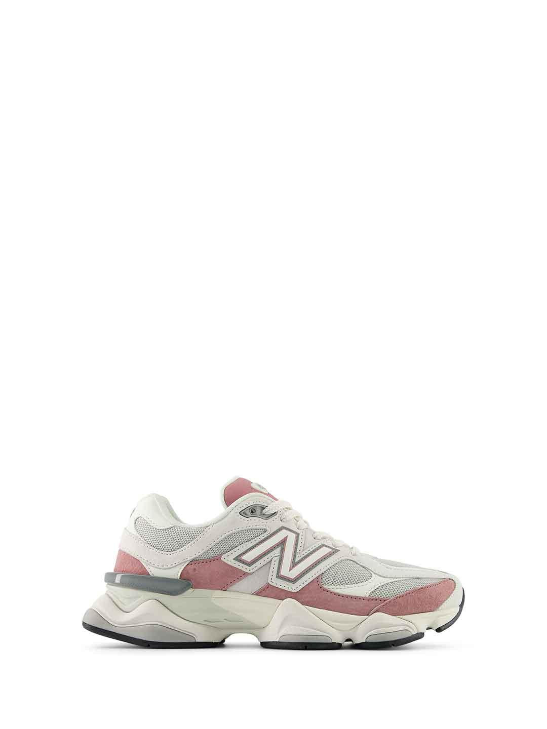 New Balance 9060 sneakers bianco e rosa U906040V BIANCO NEW BALANCE 