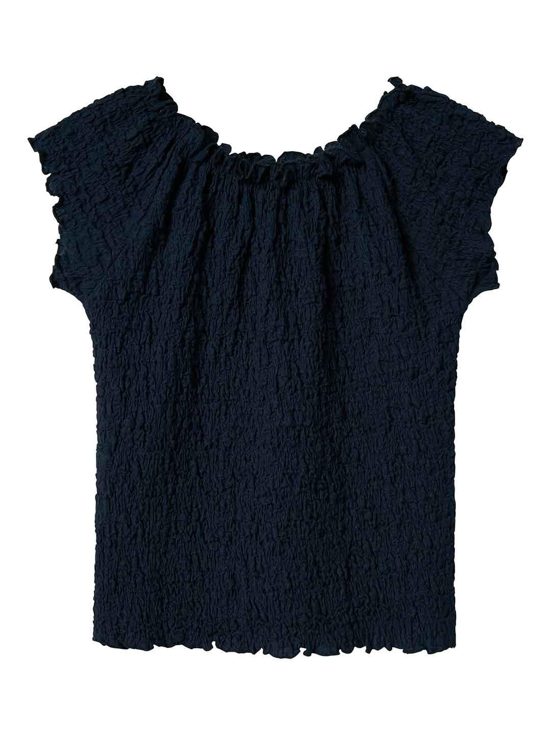 Name It t-shirt kids nero con arriccio 13229981 NERO NAME IT 