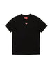 Diesel Tdiegord t-shirt nero con logo mini