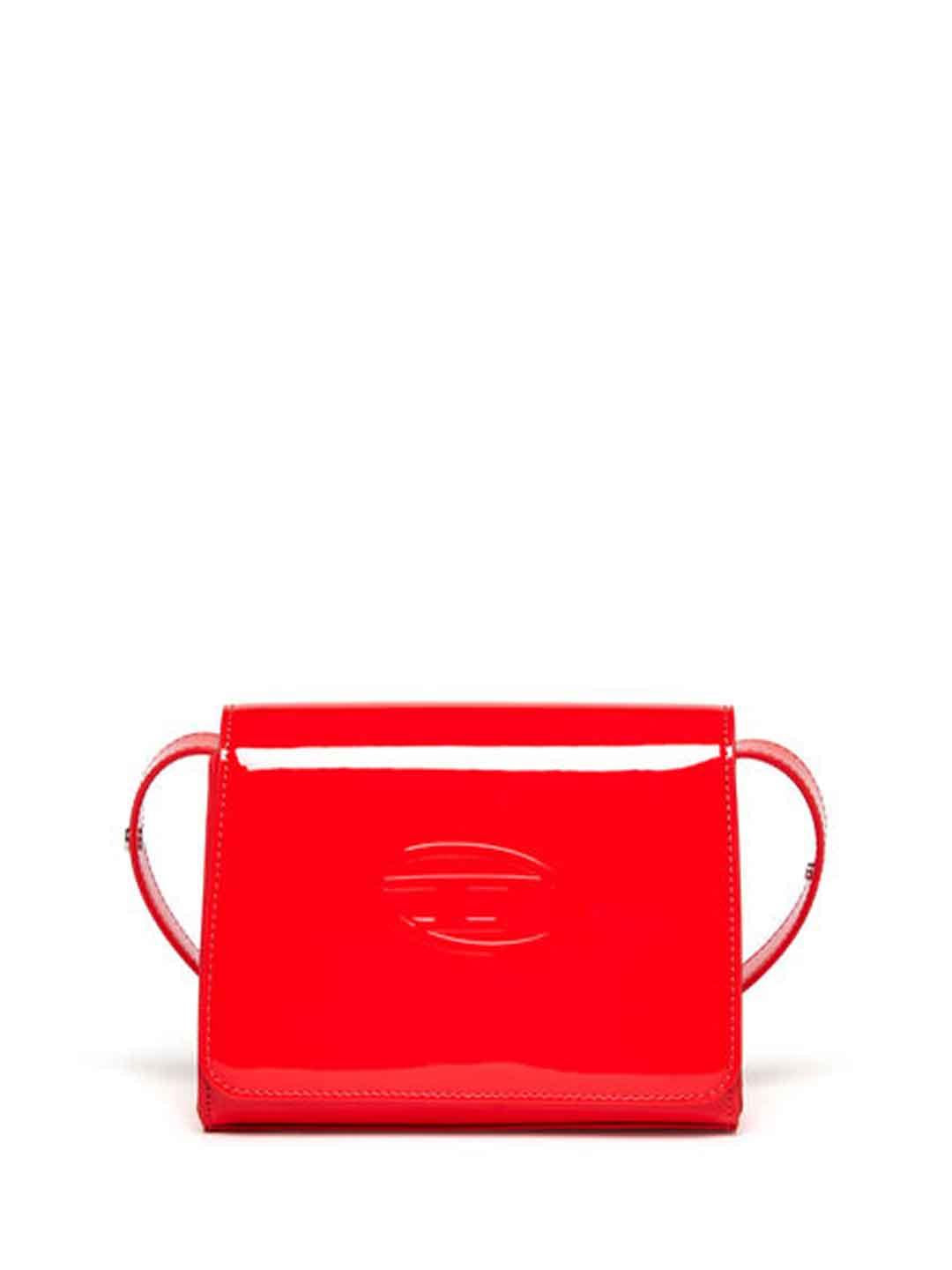 Diesel Wrose borsa rosso in vernice J02522 KXBQ6 ROSSO DIESEL 