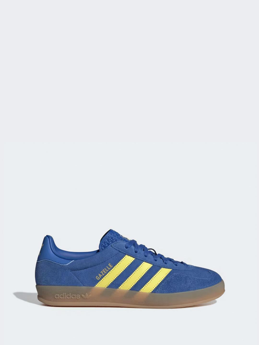 Adidas Indoor sneakers blu e giallo JQ2691 BLU ADIDAS 