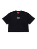 Diesel Tixan t-shirt nero crop