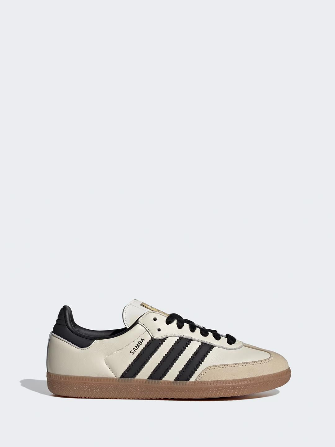 Adidas Samba OG W sneakers beige e nero ID0478 BEIGE ADIDAS 
