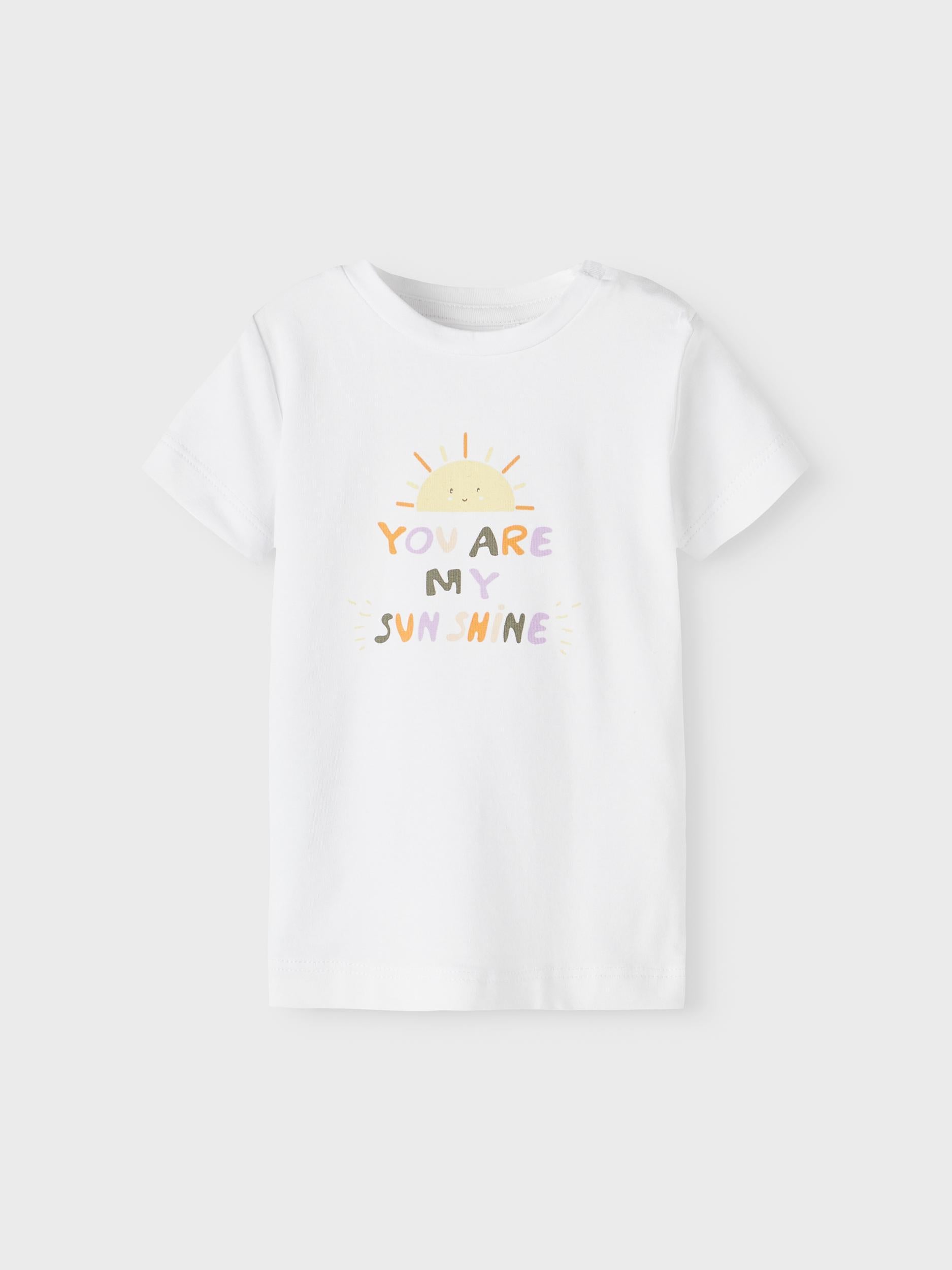 Name It t shirt bianca con stampa neonati 13217360 BIANCO NAME IT 
