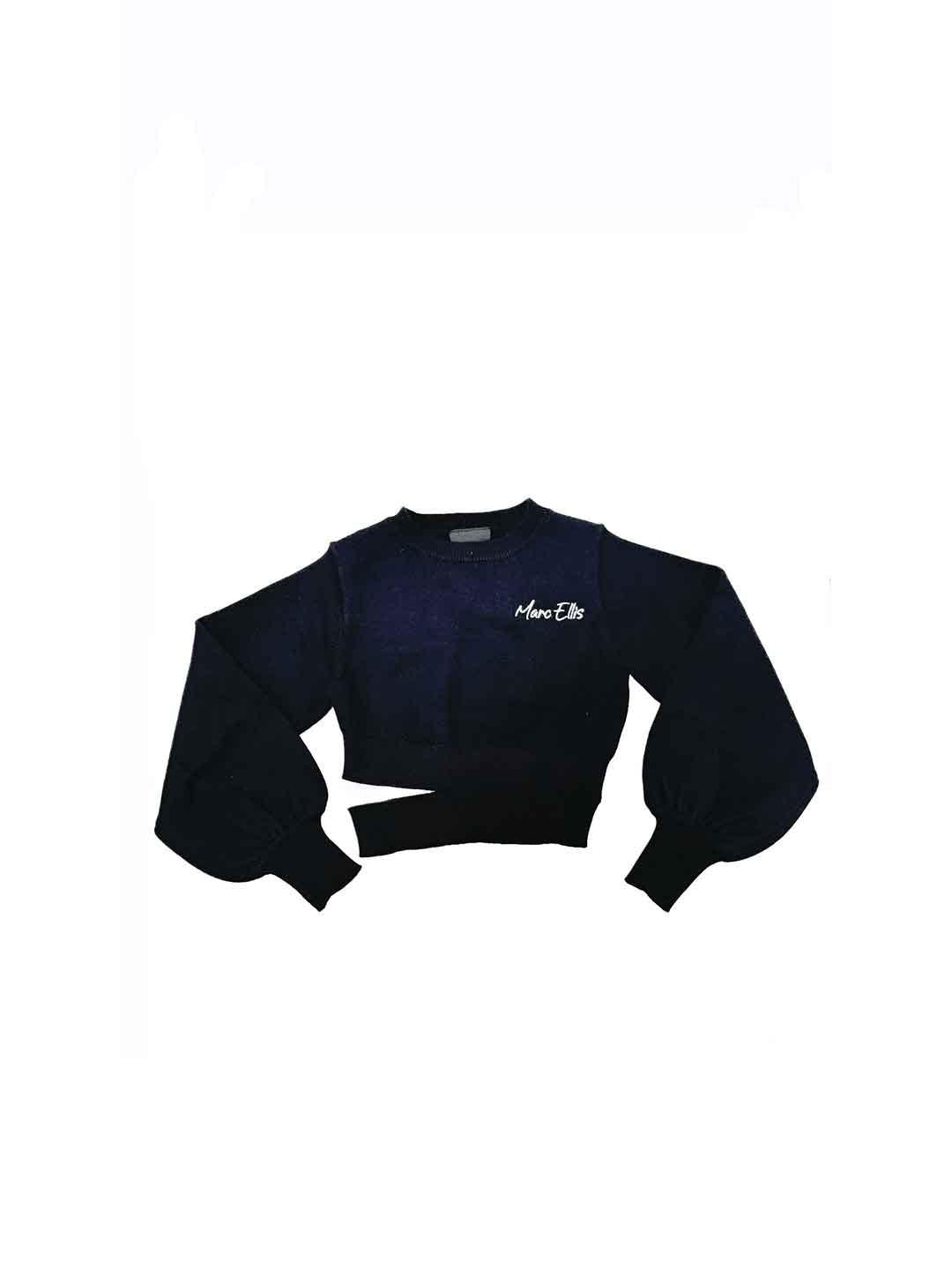 Marc Ellis maglione kids nero crop JMJSW01897 NERO MARC ELLIS 