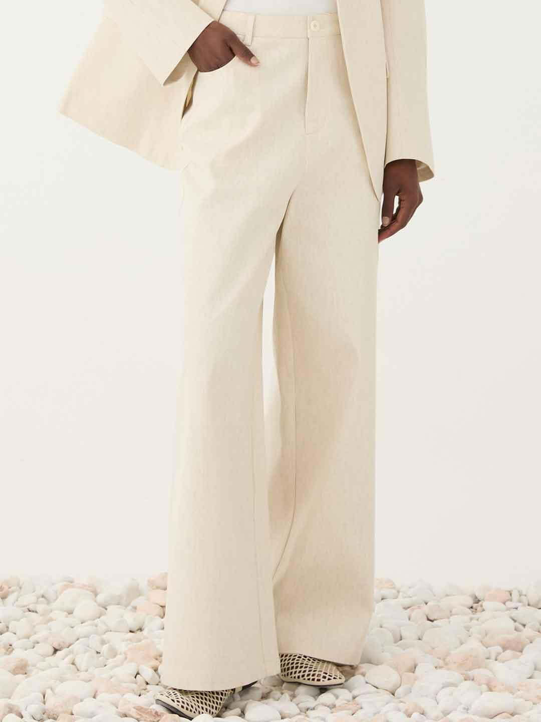 Eleh pantaloni panna SS260371 PANNA ELEH 