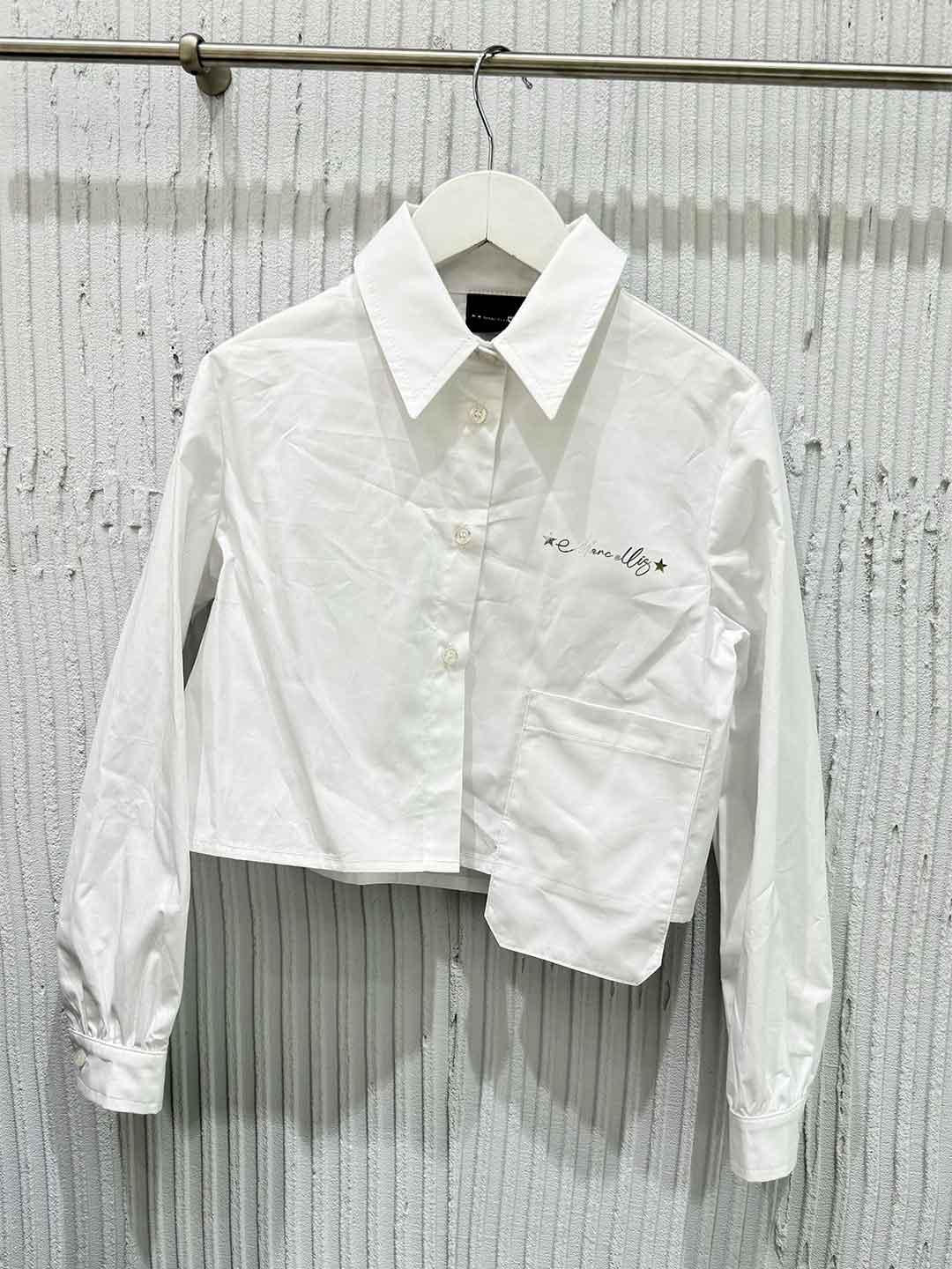 Marc Ellis camicia kids bianco crop JMJSH02326 BIANCO MARC ELLIS 