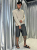 All Or Nothing polo beige con bottoni
