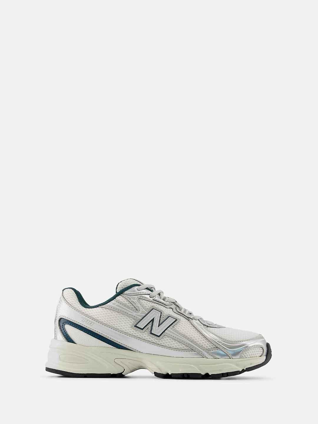 New Balance 740 sneakers bianco e verde U7402EL BIANCO NEW BALANCE 