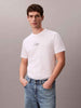 Calvin Klein t-shirt bianco logo monogramma