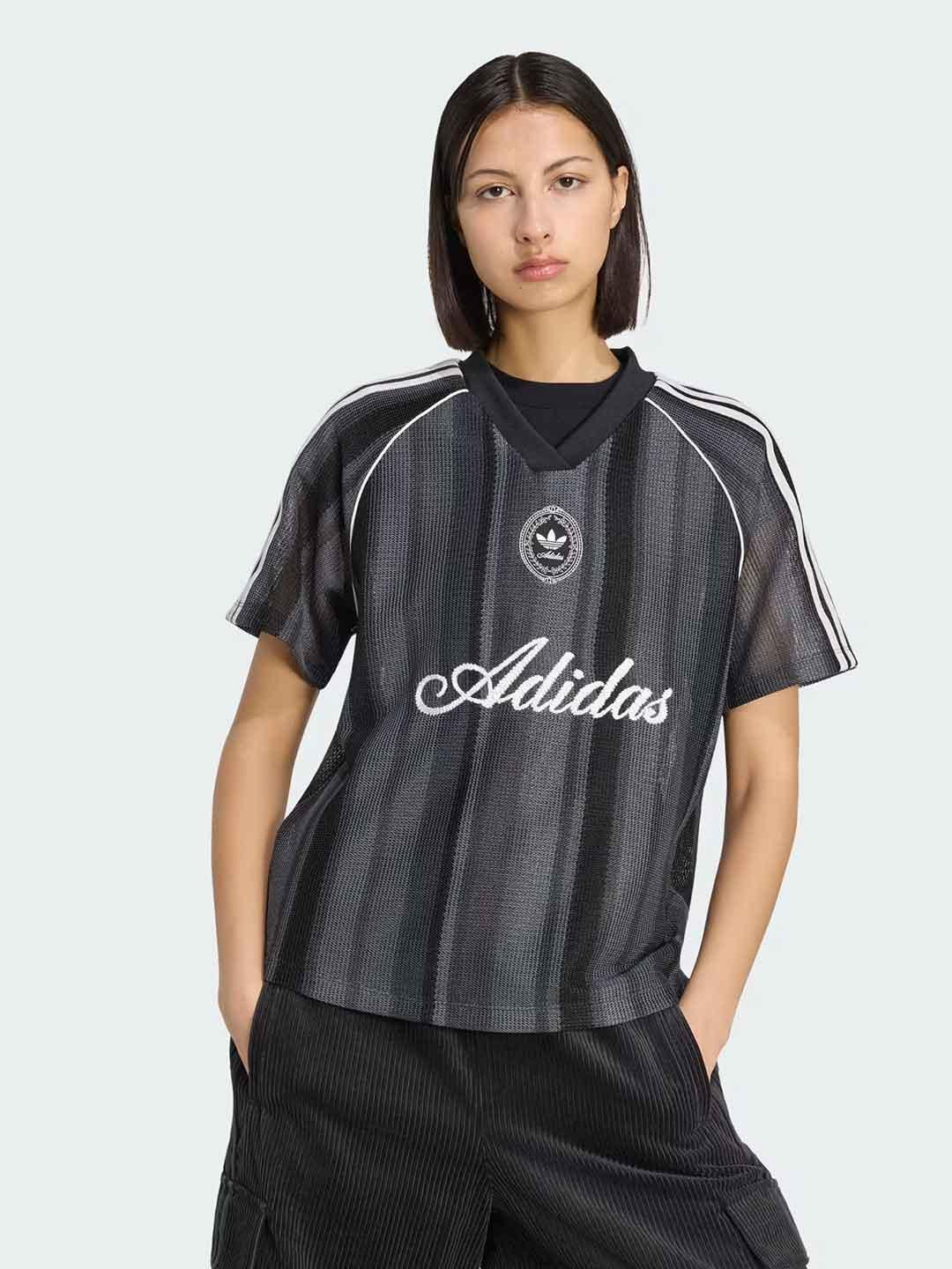 Adidas Summer Glow t-shirt nero over KY3163 NERO ADIDAS 