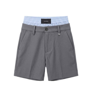 Im Brian bermuda kids grigio a righe BE3682J GRIGIO I'M BRIAN 